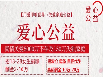 兰考捐卵助孕生子 爱心志愿者招募
